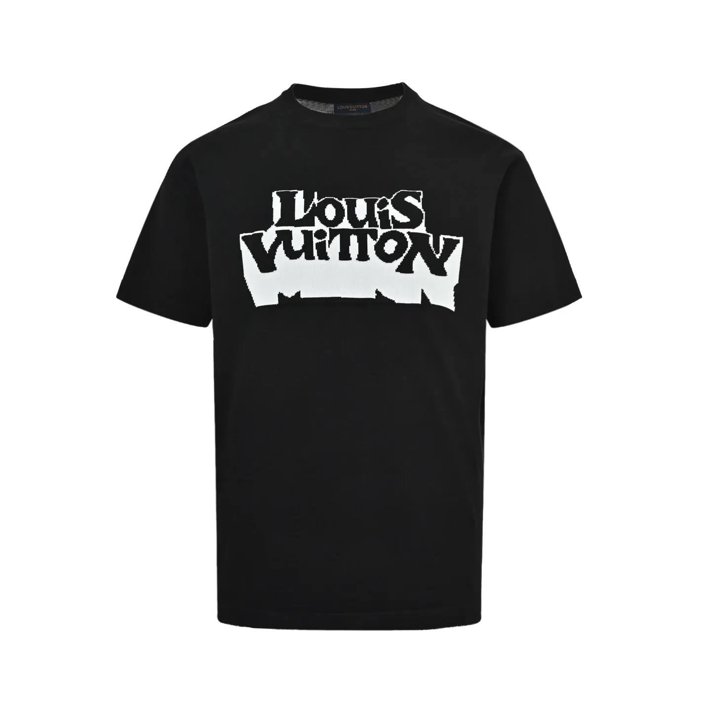 Louis Vuitton/Louis Vuitton letter ghost jacquard knitted short sleeves